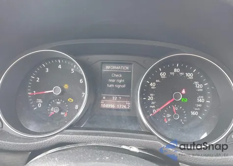 2017 Volkswagen Passat 1.8T Se из США, поврежденный, VIN 1VWBT7A3XHC024282